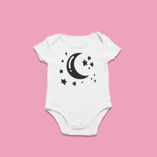 front view mockup of an onesie against a customizable background 25330 1