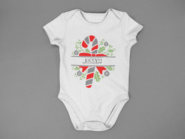 baby onesie mockup lying on a flat surface a15264 4