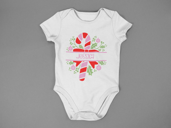 baby onesie mockup lying on a flat surface a15264 6
