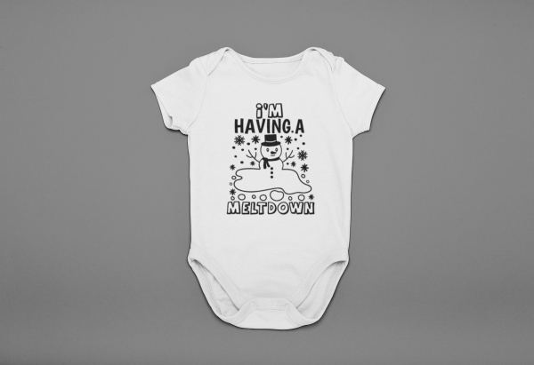 onesie mockup over a solid surface 25127 9