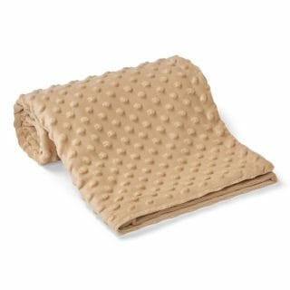 Personalised Embroidered Blanket – Camel Colour