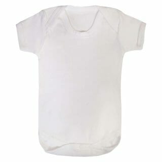 Personalised Embroidered White Baby Vest