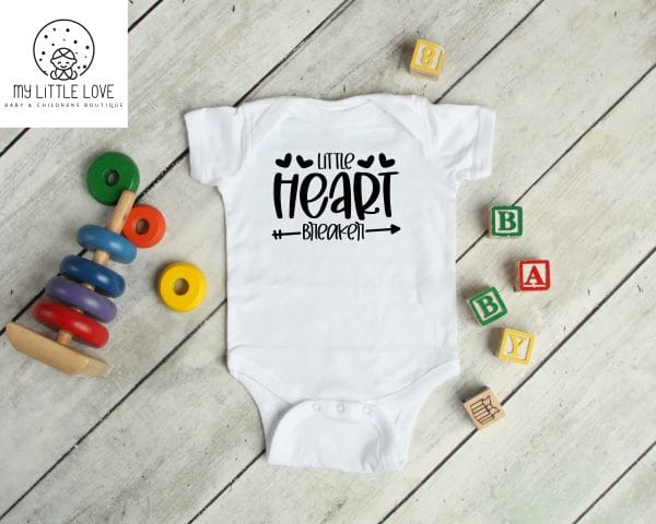 Valentines Baby Vest – Little Heart Breaker