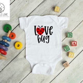 Valentines Baby Vest – Love Bug